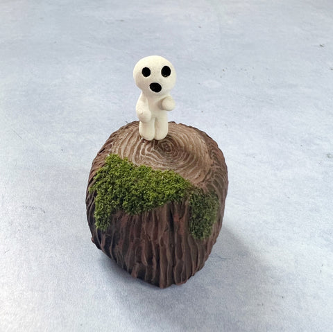 Mushroom Forest Spirit Stump