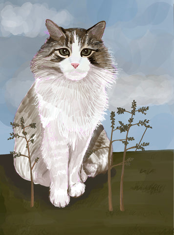 Digital Pet Portrait