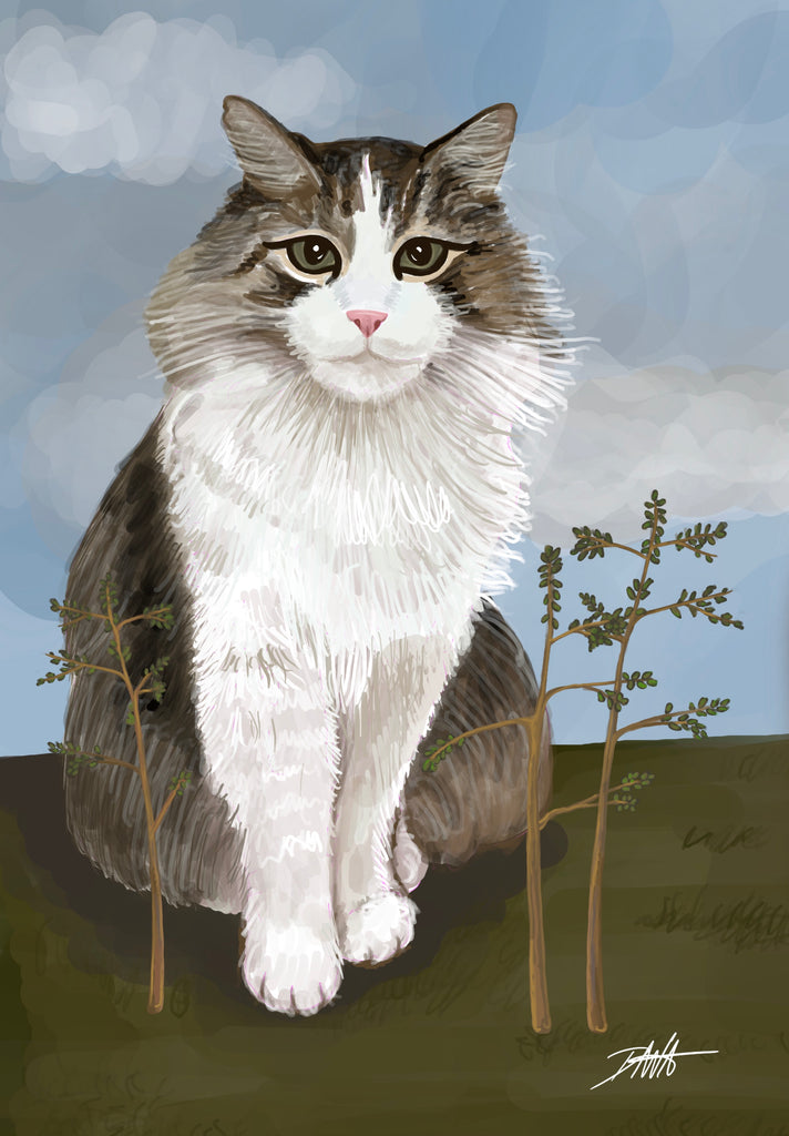 Digital Pet Portrait