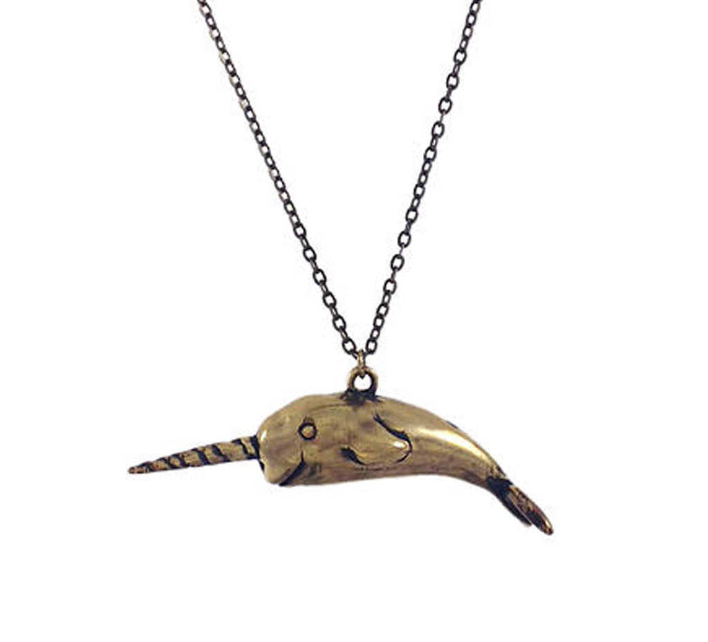 Narwhal Pendant by Dana Young Jewelry, Vegan Designer